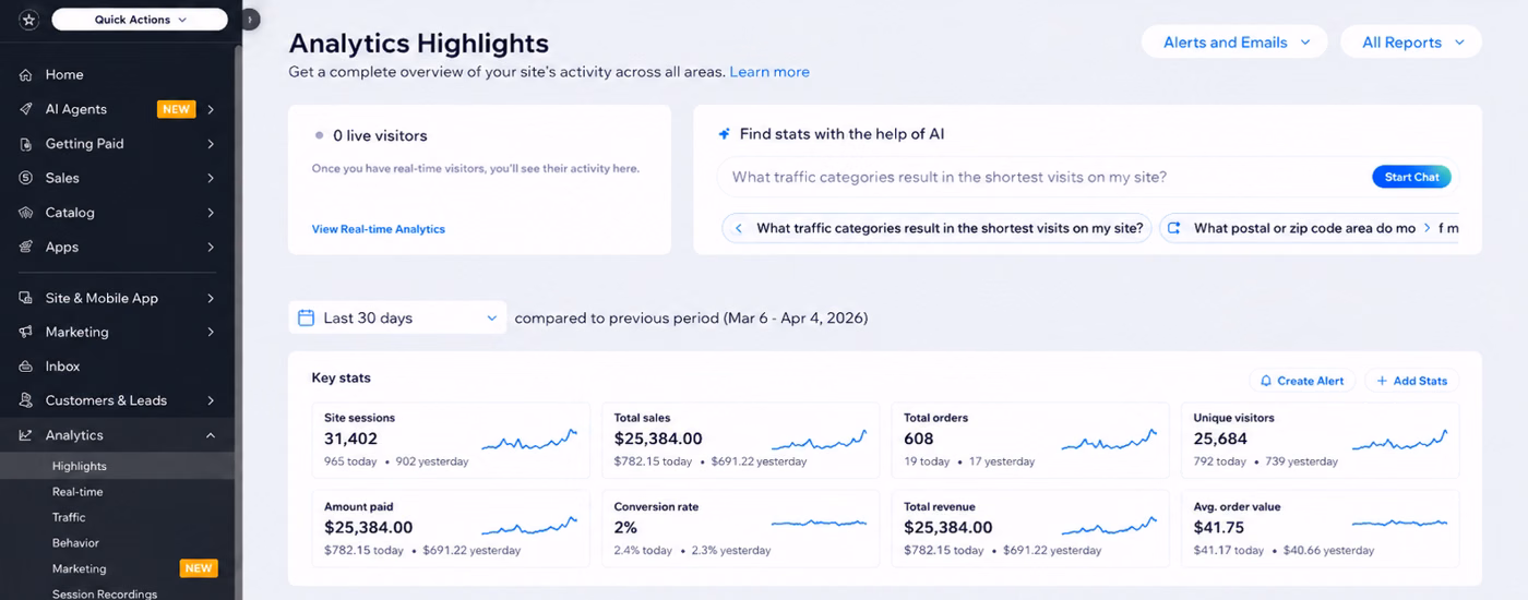 Student store dashboard