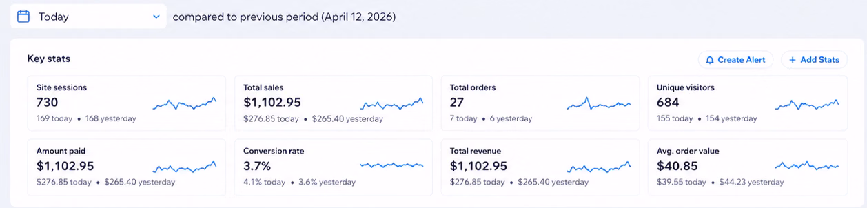 Student store dashboard